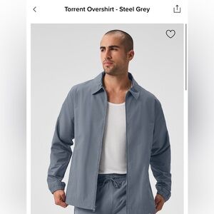 Alo Steel Grey Overshirt